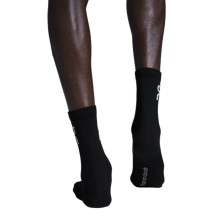 Calcetines On Running Logo Sock High Pack de 3 Black talones