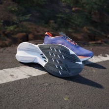 Zapatillas Adidas Adizero Boston 12 Hombre Lucid Blue/ Cloud White/ Impact Orange suela continental