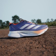 Zapatillas Adidas Adizero Boston 12 Hombre Lucid Blue/ Cloud White/ Impact Orange alto rendimiento y gran resistencia
