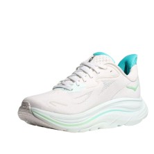 Zapatillas Hoka Clifton 10 mujer blanco turquesa