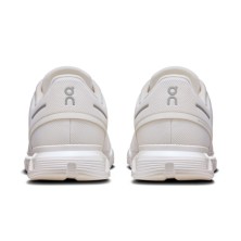Zapatillas On Running Cloud 6 hombre blanco gris talones
