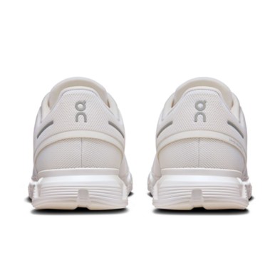 Zapatillas On Running Cloud 6 hombre blanco gris talones