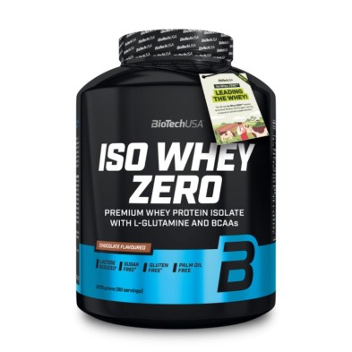 Iso Whey Zero Lactose Reduced Biotech Usa proteína en polvo 2270gr. Chocolate