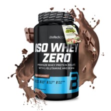 Biotech Iso Whey Zero Lactose Reduced proteína en polvo 908gr. chocolate bebida de aislado de proteína de suero premium