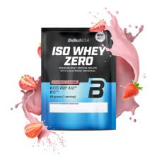 Biotech USA Iso Whey Zero Lactose Reduced proteína en polvo monodosis Fresa