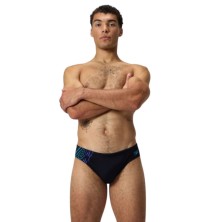 Bañador slip Speedo Tech Panel 7cm Brief hombre Black/Blue