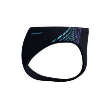 Bañador slip Speedo Tech Panel 7cm Brief hombre Black/Blue detalle perfil