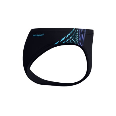 Bañador slip Speedo Tech Panel 7cm Brief hombre Black/Blue detalle perfil