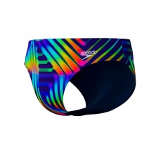 Bañador slip Speedo Allower Digital Brief 8cm hombre Navy/Green