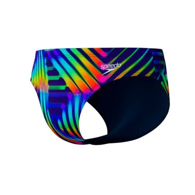 Bañador slip Speedo Allower Digital Brief 8cm hombre multicolor