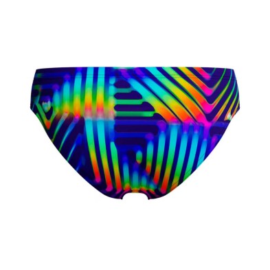 Bañador slip Speedo Allower Digital Brief 8cm hombre azul marino verde