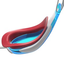 Gafas de natacion Speedo Fastskin Hyper Elite White/Blue/Red detalle sellado IQfit