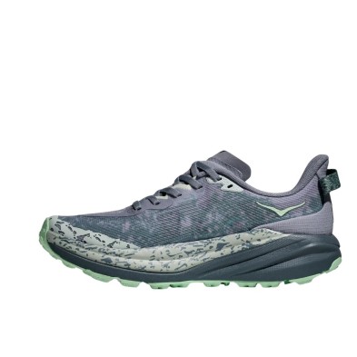 Zapatillas Hoka Speedgoat 6 Mujer Moonlight / Thunder Cloud perfil interior
