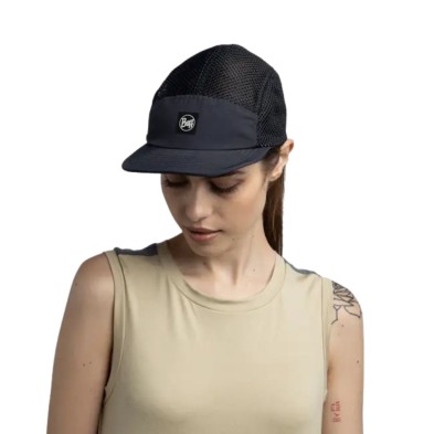 Gorra buff 5 Panel Air Cap Saret Black más transpirable