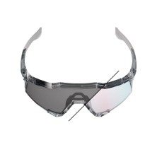 Gafas 100% Speedcraft Polished Translucent Grey/ Rose Gold/ lentes fotocromáticas