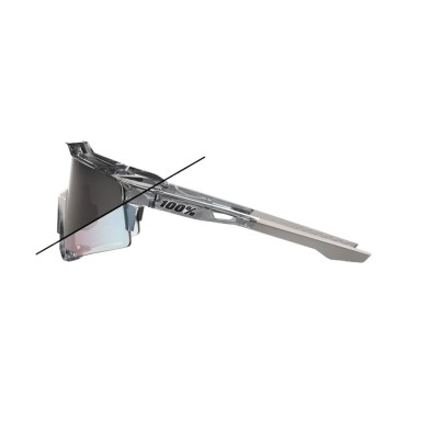 Gafas 100% Speedcraft Polished Translucent Grey/ Rose Gold/ Photochromic Mirror fotocromáticas