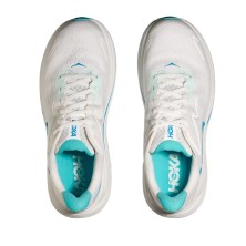 Zapatillas Hoka Clifton 10 hombre blanco y azul par