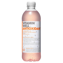 Bebida Vitaminada Vitamin Well Antioxidant  0,5l Vitamina C, E, selenio , magnesio y zinc , melocotón