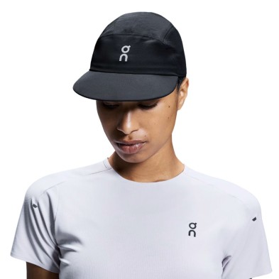 Gorra On Running Performance Cap Negro