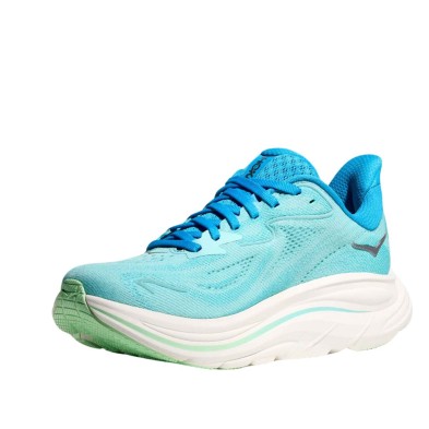 Zapatillas Hoka Clifton 10 mujer azul blanco verde