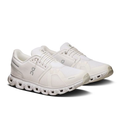 Zapatillas On Running Cloud 6 mujer White / White uso diario