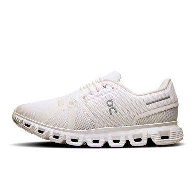 Zapatillas On Running Cloud 6 mujer White / White ahora más cómodas