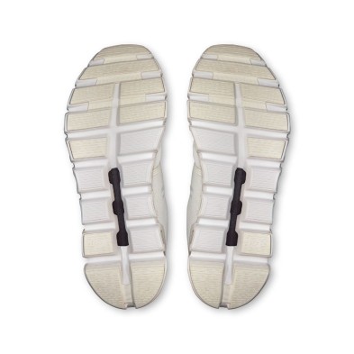 Zapatillas On Running Cloud 6 mujer White / White tecnología cloudtec suela