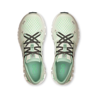 Zapatillas On Running Cloud X 4 mujer verde par