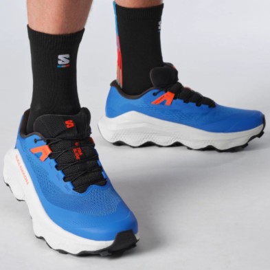 Zapatillas Salomon Ultra Glide 3 hombre azul acción