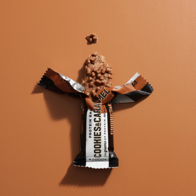 Barrita Barebells 20gr Protein  Original Bar Cookies y caramelo snack