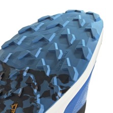 Zapatillas Adidas Terrex Agravic Speed Pulse Blue/ Core Black /Semi Impact Orange suela detalle Continental