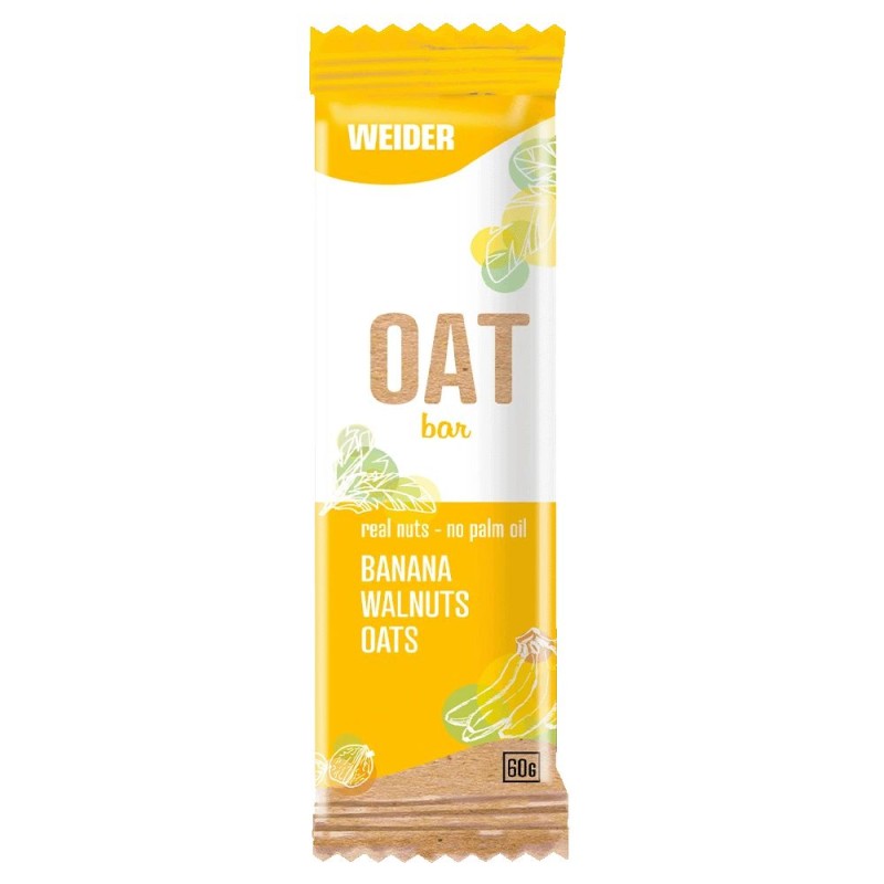 Barrita Weider Oat Bar 60g Banana / Walnuts