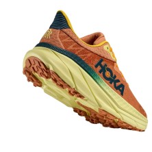 Zapatillas Hoka Challenger ATR 7 hombre Terracota amarillo naranja tacos de 4mm