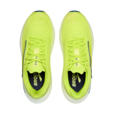 Zapatillas Brooks Glycerin Max Brooks hombre Lime/Navy Peony/White par