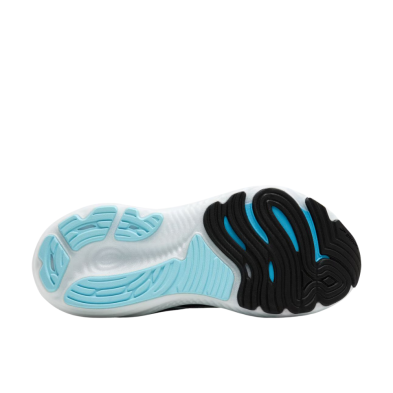 Zapatillas Glycerin GTS 22 hombre BRooks Black/Atomizer/Blazing Orange suela blanca y azul