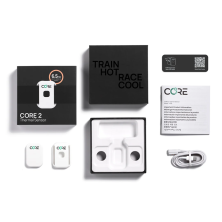 Sensor CORE 2 de temperatura corporal accesorios información