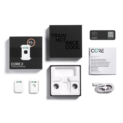 Sensor CORE 2 de temperatura corporal accesorios información