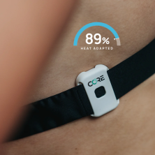 Sensor CORE 2 de temperatura corporal en la cinta de pulso