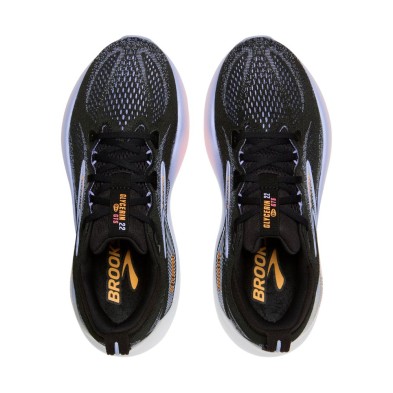 Zapatillas Glycerin GTS 22 mujer Brooks Black/ Blue Heron/ Orange par