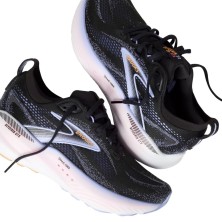 Zapatillas Glycerin GTS 22 mujer Brooks Black/ Blue Heron/ Orange lo más en amortiguación