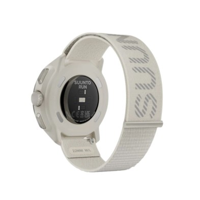 Reloj Deportivo GPS Suunto Run Frost Gray correa téxtil con logotipo reflectante