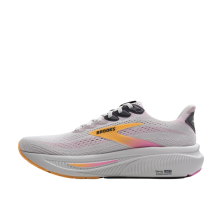 Zapatillas Ghost 17 mujer brooks Oyster/ Apricot/ Pink logo naranja