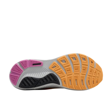 Zapatillas Ghost 17 mujer brooks blanco naranja rosa suela