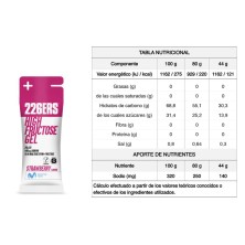 226ers High Fructose Gel XS 44g Strawberry