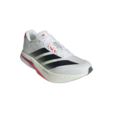 Zapatillas Adidas Adizero Boston 13 Hombre blanco negro perfil