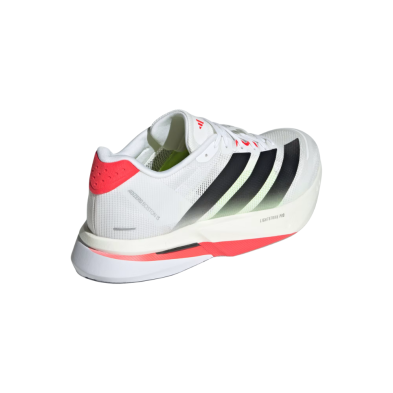 Zapatillas Adidas Adizero Boston 13 Hombre Cloud White / Core Black / Lucid Red talón