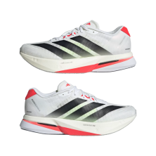 Zapatillas Adidas Adizero Boston 13 Hombre Cloud White / Core Black / Lucid Red par