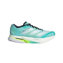 Zapatillas Adidas Adizero Boston 13 Hombre Flash Aqua / Cloud White / Lucid Lemon