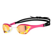 Gafas natación Arena Cobra Ultra Mirror Swipe Yellow Copper/ Pink