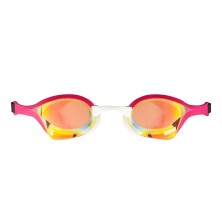 Gafas natación Arena Cobra Ultra Mirror Swipe Yellow Copper/ Pink